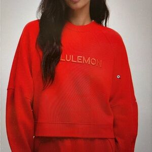 Lululemon Scuba Oversized Pullover Wordmark